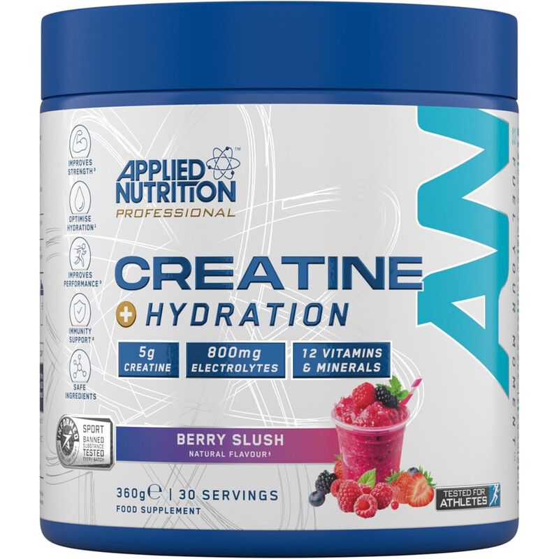 Applied Nutrition Creatine + Hydration Powder - Berry Slush - 30 Servings - Image 1