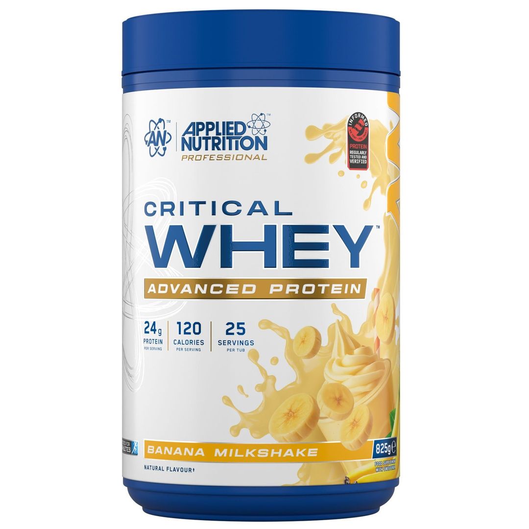 Applied Nutrition Critical Whey Protein Powder - Banana - 25 Servings - Image 1