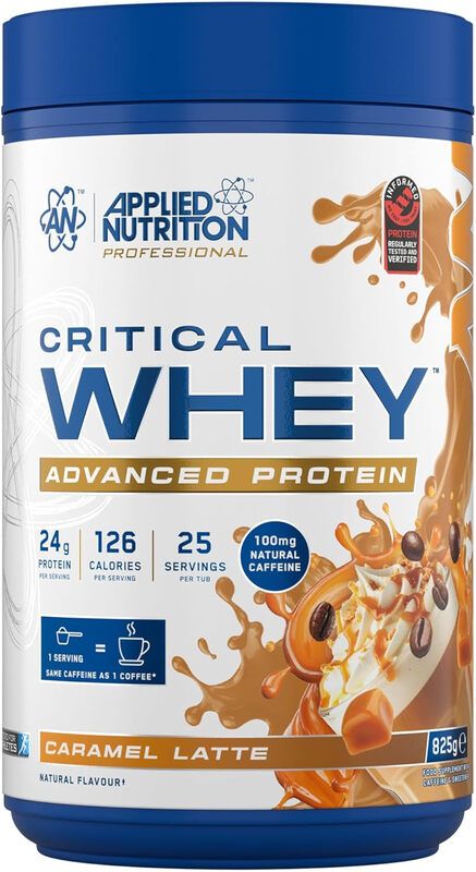 Applied Nutrition Critical Whey Protein Powder - Caramel Latte - 25 Servings - Image 1