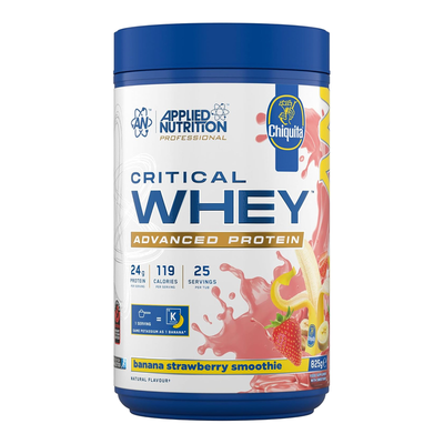Applied Nutrition Critical Whey Protein Powder - Chiquita Banana Strawberry 25 Servings - Thumbnail 2