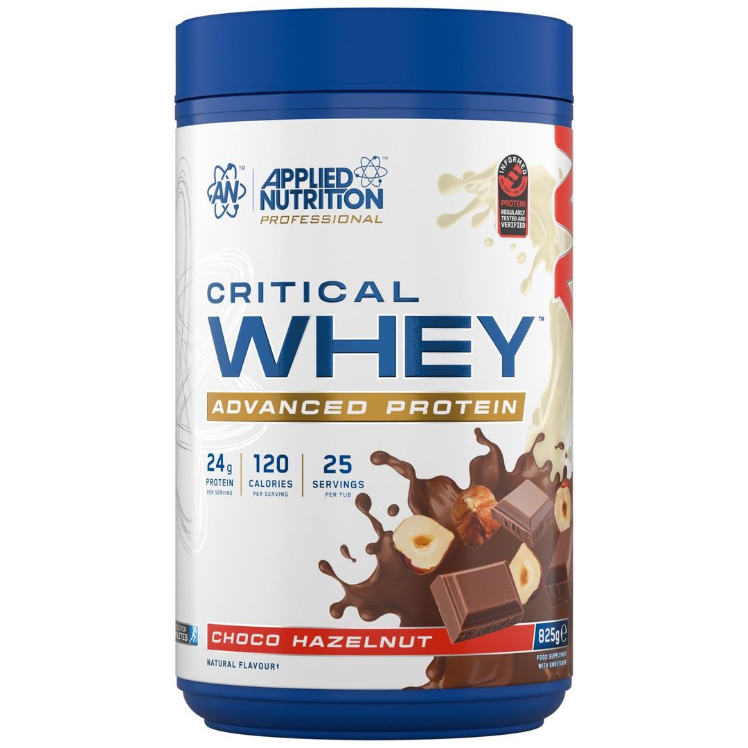 Applied Nutrition Critical Whey Protein Powder - Choco Hazelnut - 25 Servings - Image 1
