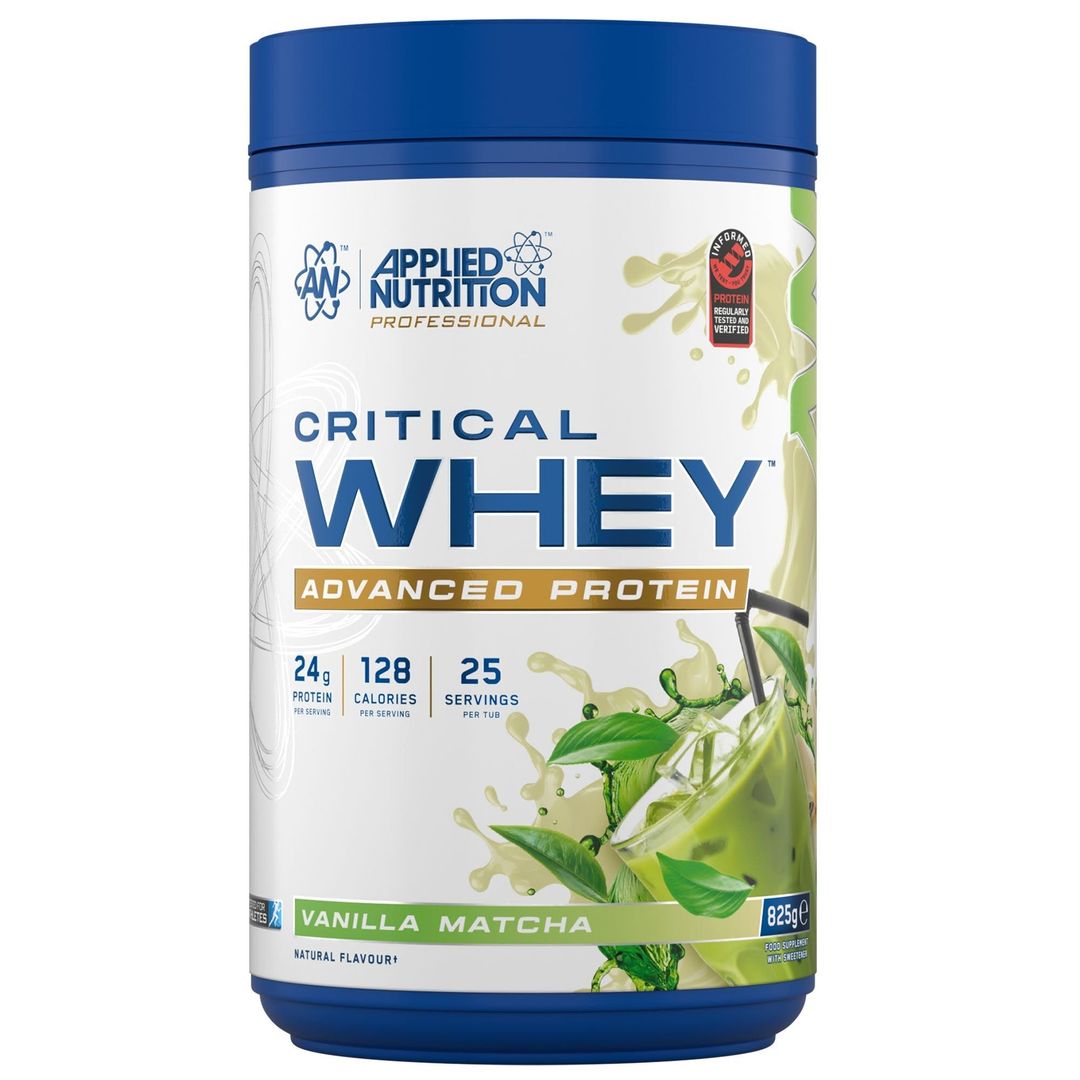 Applied Nutrition Critical Whey Protein Powder - Vanilla Matcha - 25 Servings - Image 1