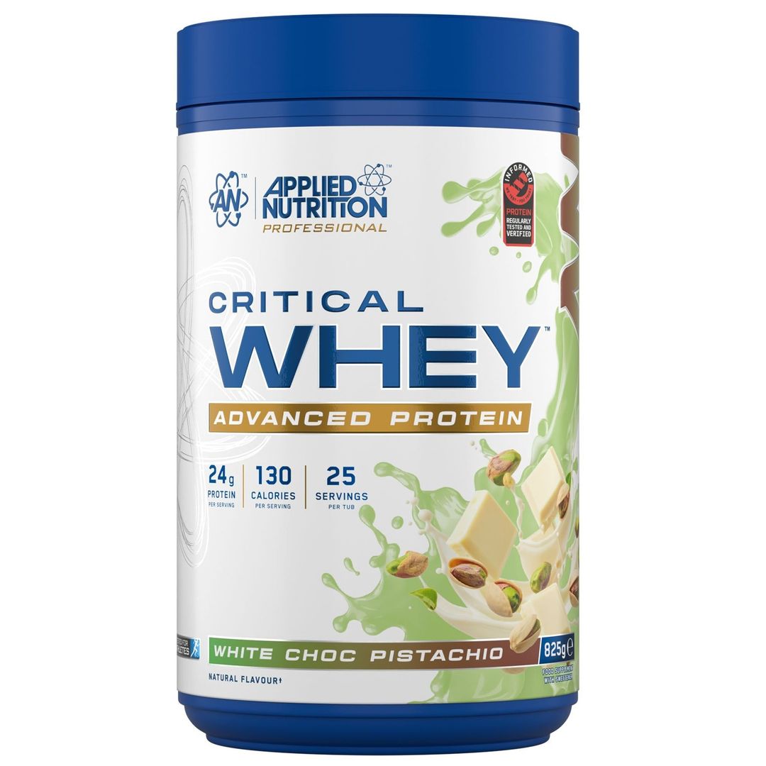 Applied Nutrition Critical Whey Protein Powder - White Choco Pistachio - 25 Servings - Image 1
