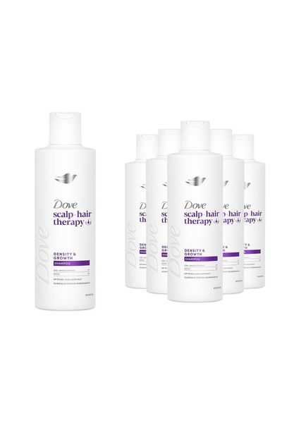 Dove Scalp+ Hair Therapy Density & Growth Shampoo Biotin Amino Complex 250ml,6pk - White