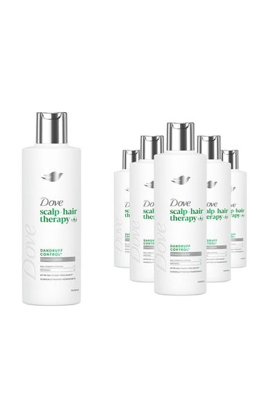 Dove Scalp + Hair Therapy Dandruff Control Salicylic Acid Conditioner 250ml, 6pk - White