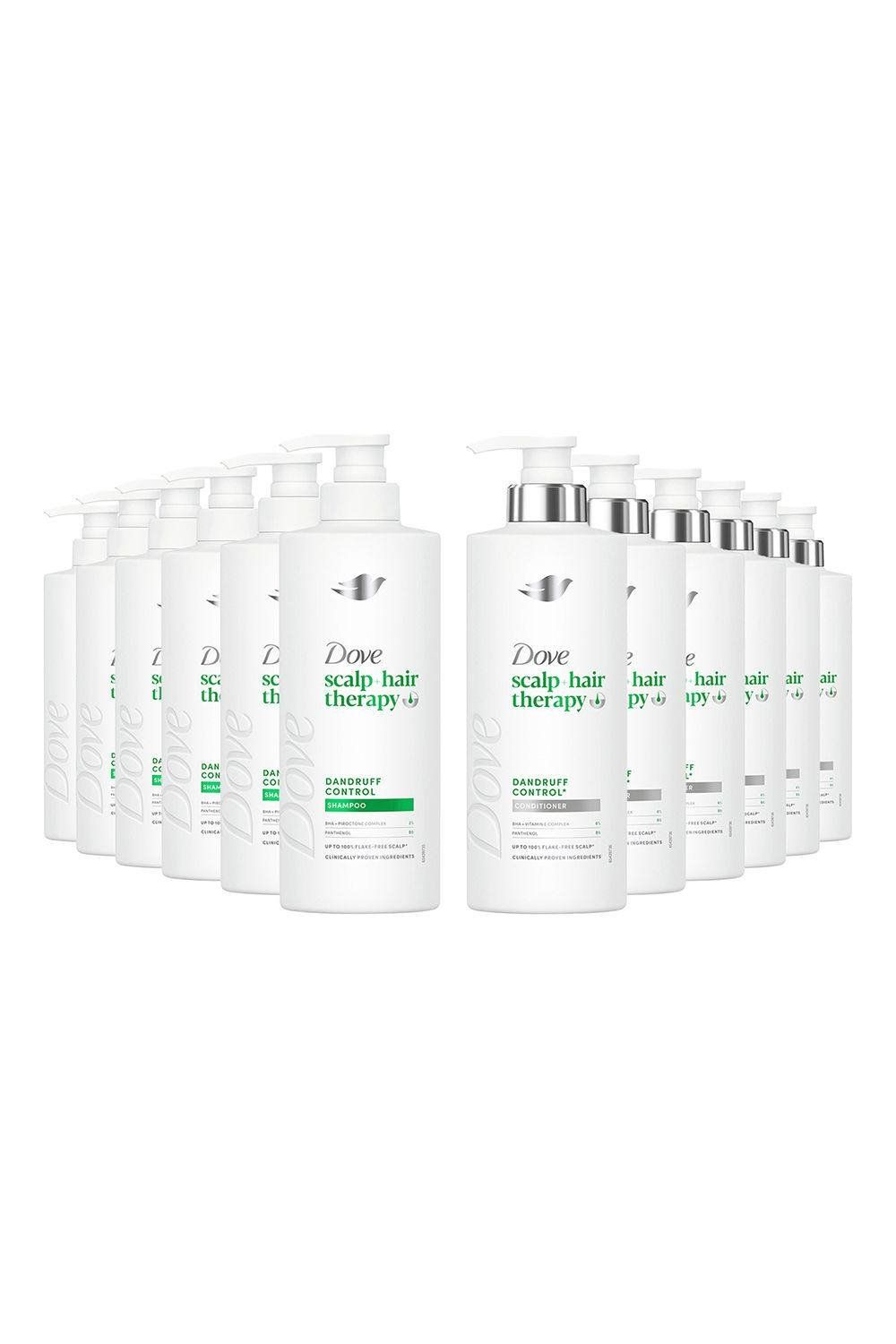 Dove Scalp + Hair Therapy Dandruff Control Shampoo & Conditioner Duo 250ml, 6pk - White - Image 1