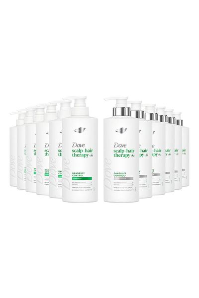 Dove Scalp + Hair Therapy Dandruff Control Shampoo & Conditioner Duo 250ml, 6pk - White