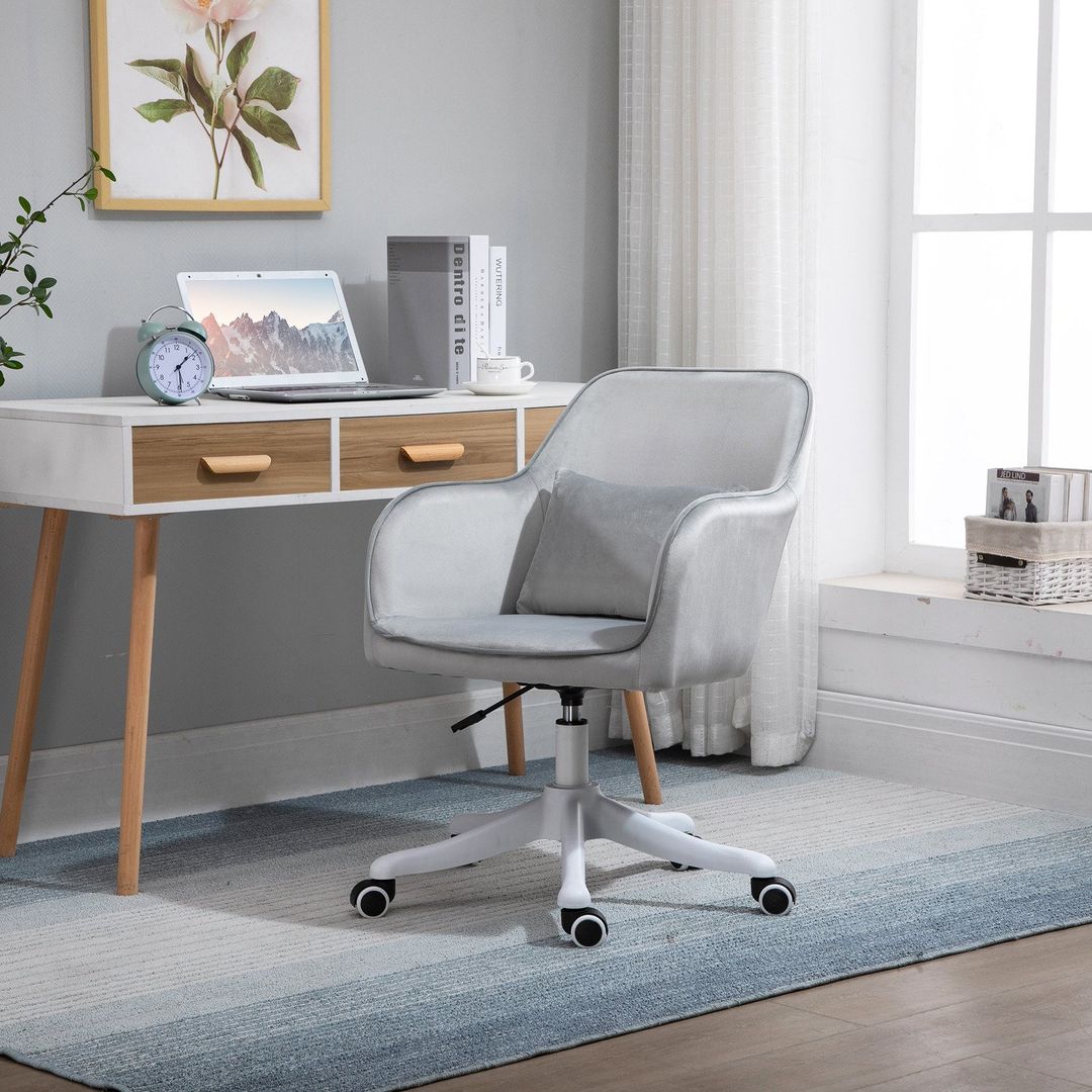 Vinsetto Office Chair with Rechargeable - Grey - Image 1