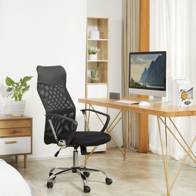 HOMCOM High Back Computer Chair - Black