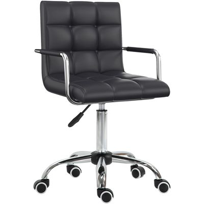 Vinsetto Office Chair Swivel Desk Chair - Black