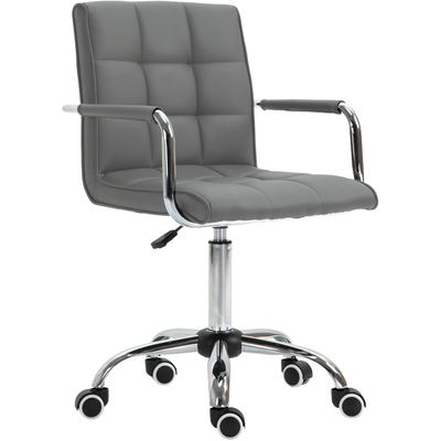 Vinsetto Office Chair Swivel Desk Chair - Grey