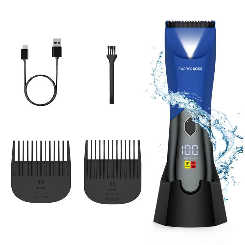 BarberBoss Men's Body & Intimate Hair Trimmer Cordless Grooming Tool - Image 1