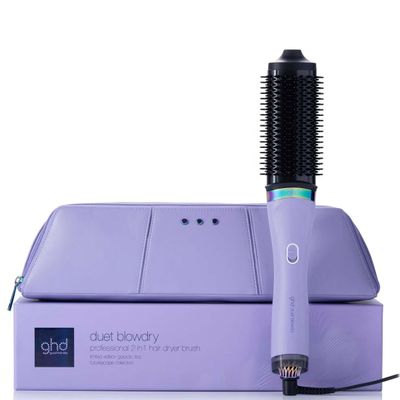 ghd Duet Blowdry Limited Edition Hair Dryer Brush in Galactic Lilac wi