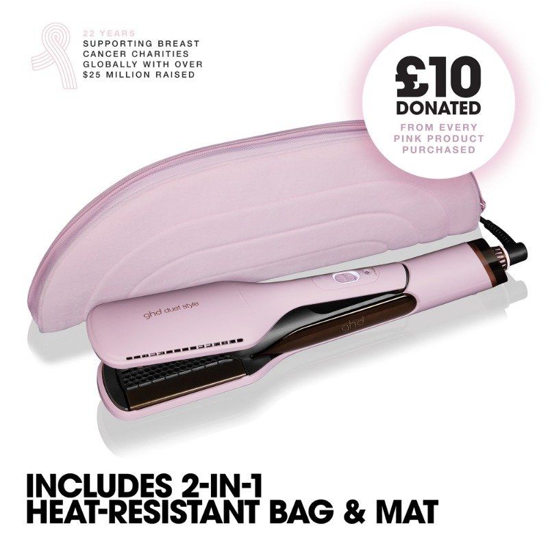 ghd Duet Style Charity Limited Edition Hot Air Styler in Pink Sorbet w - Image 1