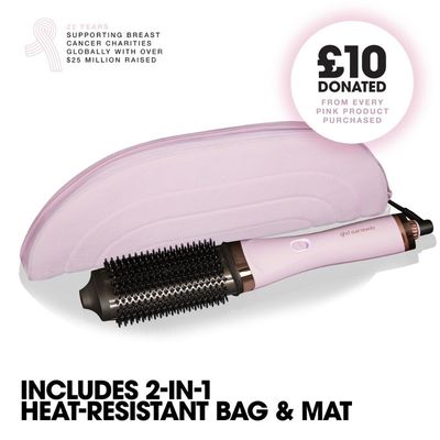 ghd Duet Blowdry Charity Limited Edition Hair Dryer Brush in Pink Sorb