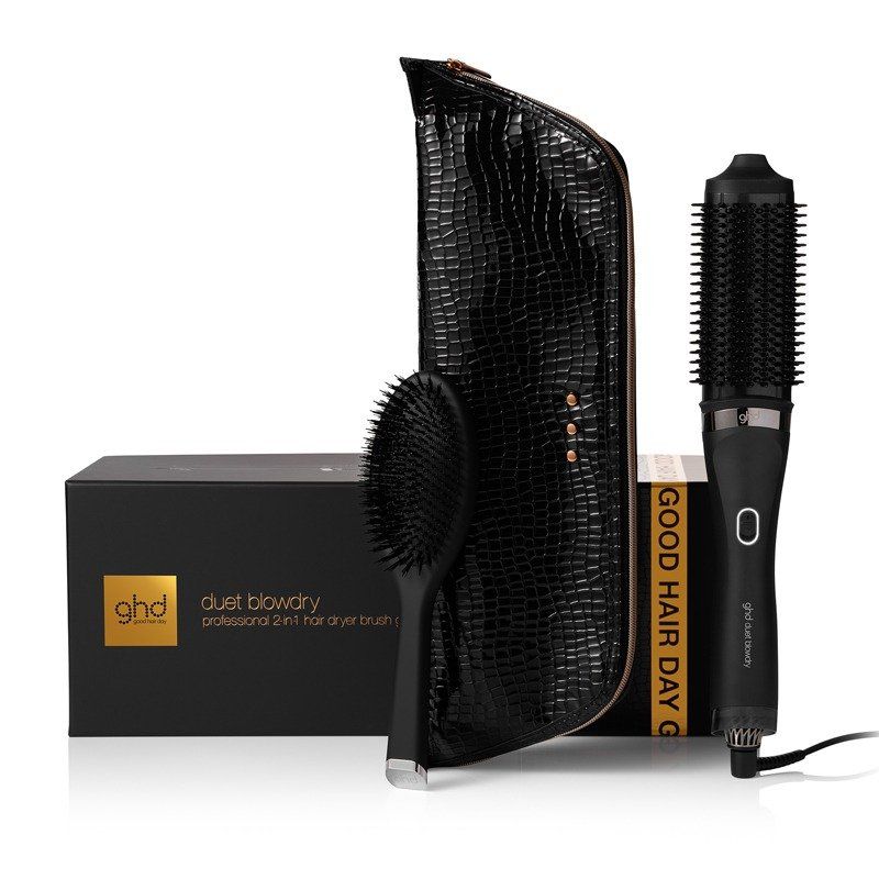 ghd Duet Blowdry Christmas Gift Set - 2-in-1 Hair Dryer Brush with Ova - Image 1