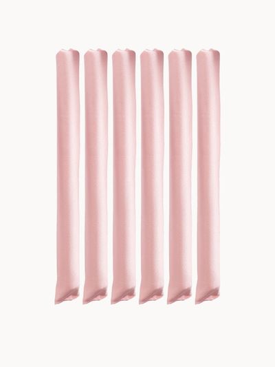 Brushworks Women's Heatless Flexi Curlers in Pink