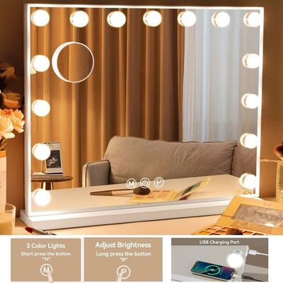 Vanity Makeup Mirror - white - Thumbnail 2
