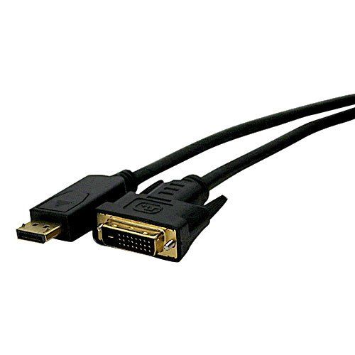 Cablenet 1m DisplayPort Male 1.2 - DVI-D Male 1080p Uni-D Black Cable - Image 1