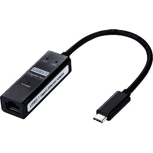 Cablenet 20cm USB 3.1c Male - Ethernet RJ45 Female Tailed - Image 1