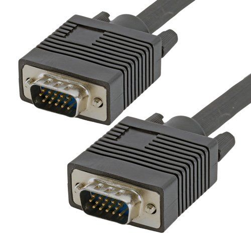 Cablenet 10m SVGA DDC2 HD15 Male - Male Black PVC Cable - Image 1