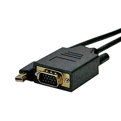 Cablenet 2m Mini DisplayPort Male 1.1 - SVGA HD15 Male 1080i Black PVC Cable - Image 1