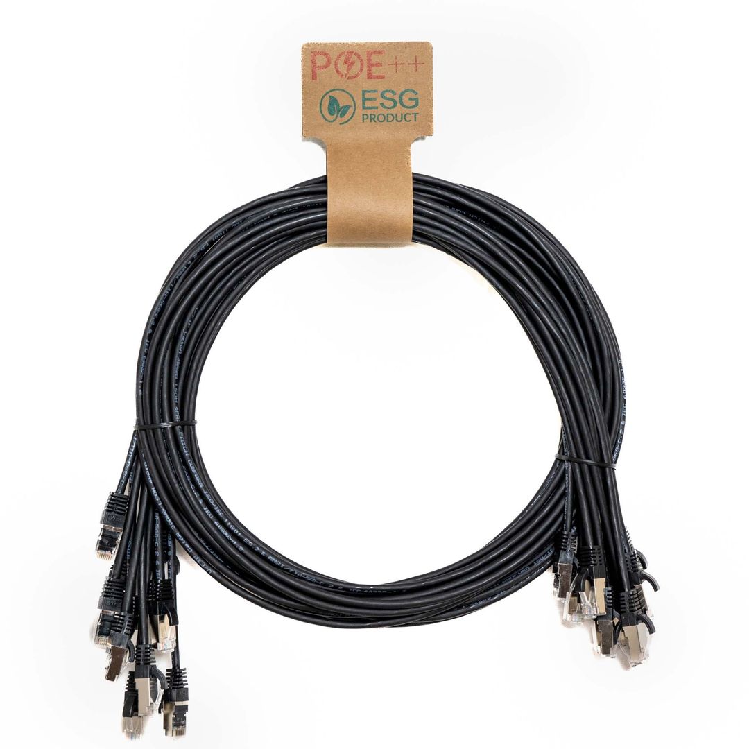 Cablenet 1.5m Cat6 RJ45 Black U/UTP LSOH 30AWG Slim Snagless Booted Pa - Image 1