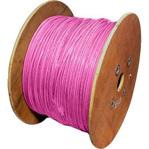 Cablenet Cat6a Pink S/FTP LSOH 26AWG Stranded Patch Cable 500m Reel - Image 1