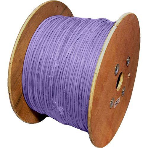 Cablenet Cat5e Violet U/UTP LSOH 24AWG Stranded Patch Cable 500m Reel - Image 1