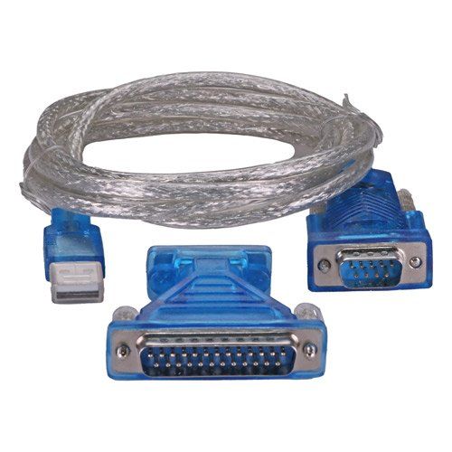 Cablenet 2m USB 2.0 Serial DB9/25 Converter - Image 1