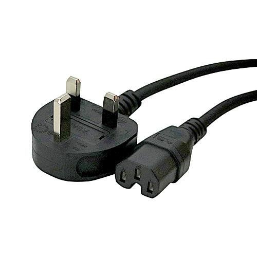 Cablenet 2m UK (13 Amp) - IEC C15 Hot Condition Black H05RN-F 1.0mm Po - Image 1