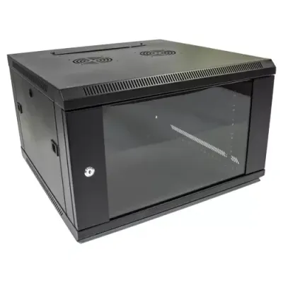 Cablenet 12u Wall Cabinet 600 Deep Black (Flatpack)