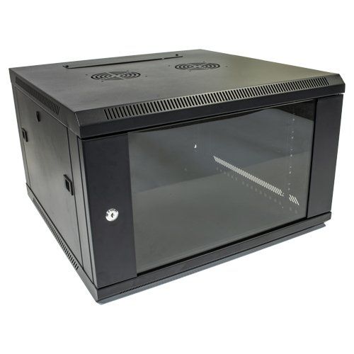 Cablenet 15u Wall Cabinet 600 Deep Black (Flatpack) - Image 1