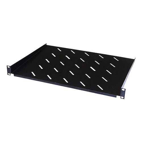 Cablenet 1u 350mm Cantilever Vented Shelf Black (600mm Cab) (20Kg). Type: Rack shelf Housing material: Metal Product colour: Black - Image 1