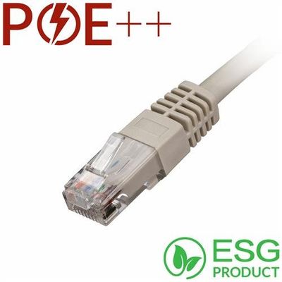 Cablenet 0.5m Cat6 RJ45 Grey U/UTP PVC 24AWG Flush Moulded Booted Patc