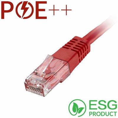 Cablenet 0.3m Cat6 RJ45 Red U/UTP PVC 24AWG Flush Moulded Booted Patch