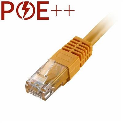 Cablenet 10m Cat6 RJ45 Yellow U/UTP PVC 24AWG Flush Moulded Booted Pat