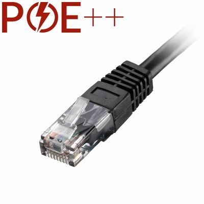Cablenet 30m Cat6 RJ45 Black U/UTP PVC 24AWG Flush Moulded Booted Patc