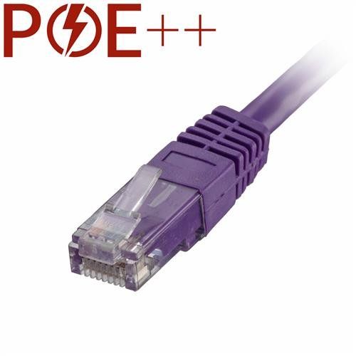 Cablenet 20m Cat6 RJ45 Violet U/UTP PVC 24AWG Flush Moulded Booted Pat - Image 1