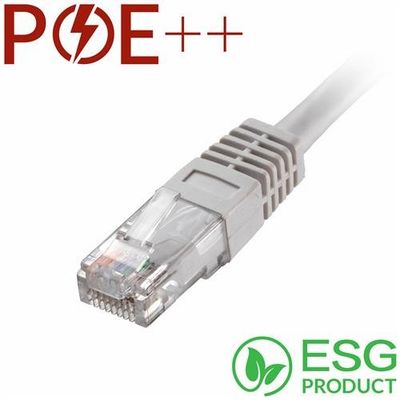 Cablenet 1m Cat6 RJ45 White U/UTP PVC 24AWG Flush Moulded Booted Patch