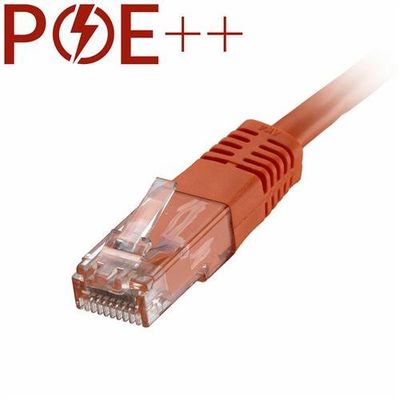 Cablenet 10m Cat6 RJ45 Orange U/UTP PVC 24AWG Flush Moulded Booted Pat