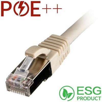Cablenet 1m Cat6a RJ45 Grey S/FTP LSOH 26AWG Snagless Booted Patch Lea