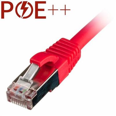 Cablenet 20m Cat6a RJ45 Red S/FTP LSOH 26AWG Snagless Booted Patch Lea