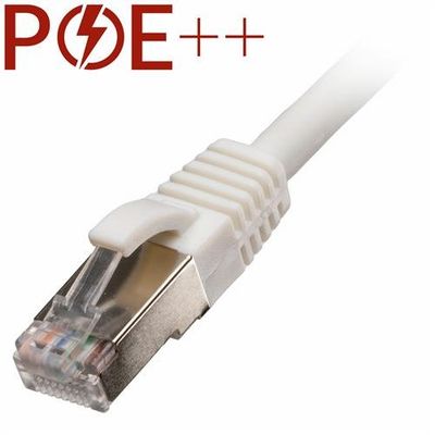 Cablenet 3m Cat6a RJ45 White S/FTP LSOH 26AWG Snagless Booted Patch Le