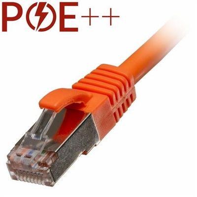 Cablenet 5m Cat6a RJ45 Orange S/FTP LSOH 26AWG Snagless Booted Patch L