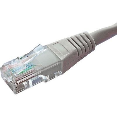 Cablenet 20m Cat5e RJ45 Grey U/UTP PVC 24AWG Flush Moulded Booted Patc