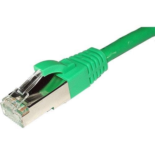 Cablenet 10m Cat6 RJ45 Green F/UTP LSOH 26AWG Snagless Booted Patch Le - Image 1