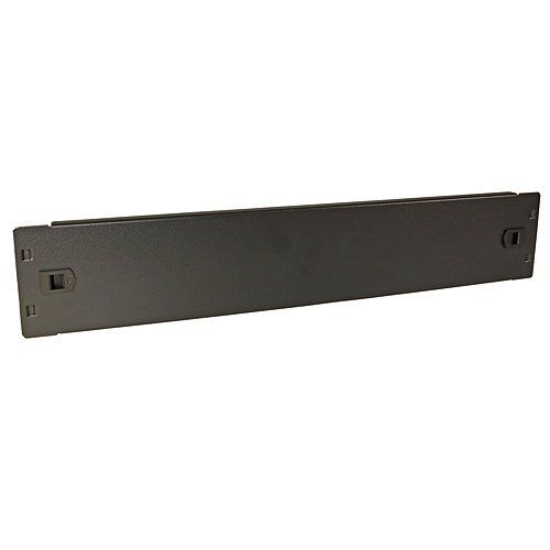 Cablenet 2u 19inch Toolless Blanking Panel Black - Image 1