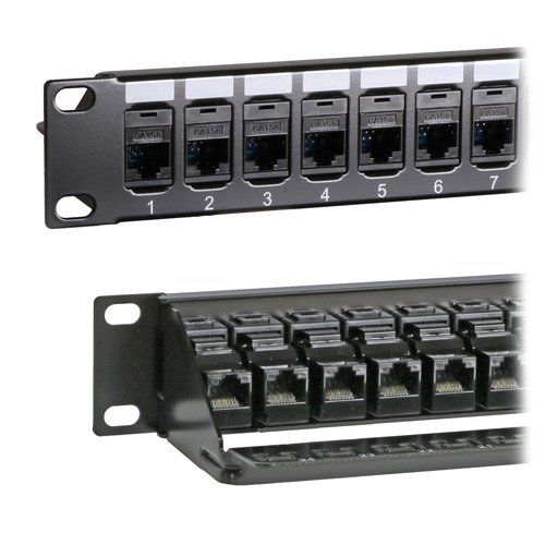 Cablenet 24 Port Cat5e UTP 1u Coupler Panel - Image 1