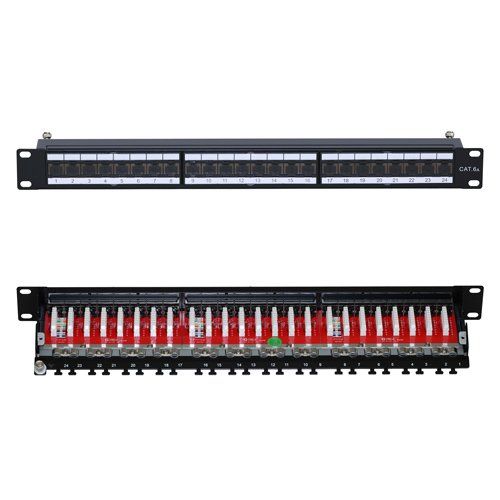 Cablenet 24 Port Cat6a FTP 1u PCB Patch Panel - Image 1